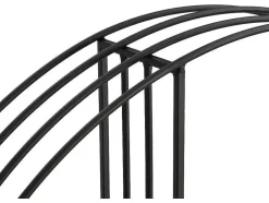 Wandrek Van Metaal - 2 Planken - Zwart - Nacera