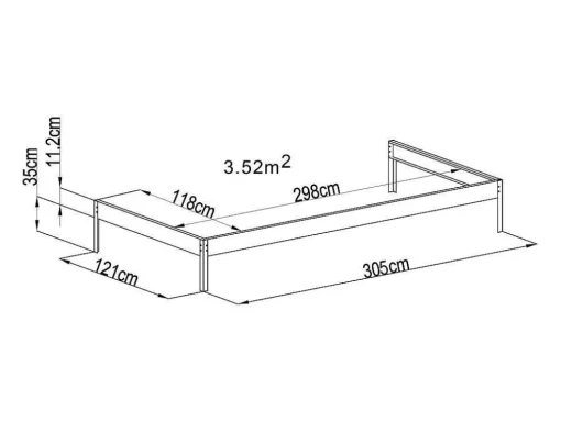 Wandtuinkas Van Polycarbonaat Van 3,7 M Calice Ii