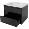 Wastafel + Wastafelmeubel Mcw-B19, Zwart