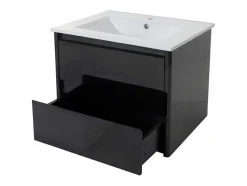 Wastafel + Wastafelmeubel Mcw-B19, Zwart