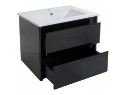 Wastafel + Wastafelmeubel Mcw-B19, Zwart