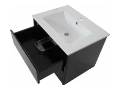 Wastafel + Wastafelmeubel Mcw-B19, Zwart