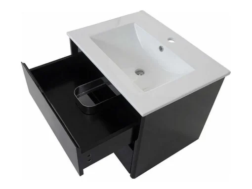Wastafel + Wastafelmeubel Mcw-B19, Zwart