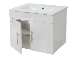 Wastafel + Wastafelmeubel Mcw-D16, Wit