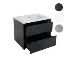 Wastafel + Wastafelmeubel Mcw-B19, Zwart