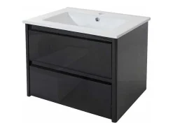 Wastafel + Wastafelmeubel Mcw-B19, Zwart