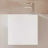 Wastafel Van Solid Surface Met Nis - Wit - 40 Cm - Pumori