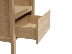 Wastafelmeubel Met Opbergvak - Eikenfineer - 80 Cm - Cosmoti