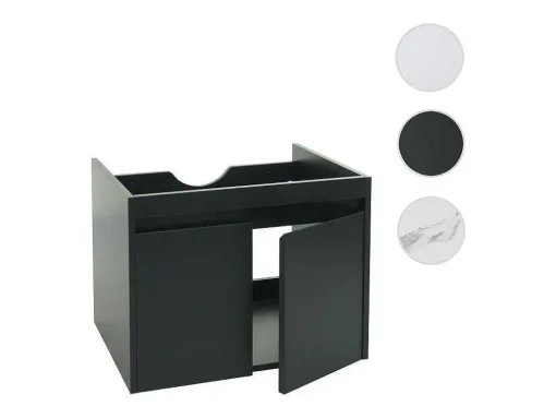 Wastafelonderbouw Mcw-L86, Zwart