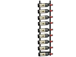 Wijnfleshouder Voor 9 Flessen - L19 X H92 Cm - Metaal - Zwart - Routal