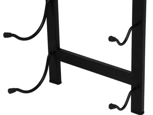 Wijnfleshouder Voor 9 Flessen - L19 X H92 Cm - Metaal - Zwart - Routal