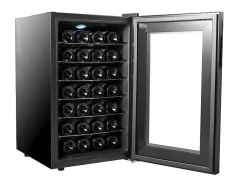 Wijnkast - 28 Flessen - Thermo-Elektrisch - Binnenverlichting - 2 Bewaarniveaus