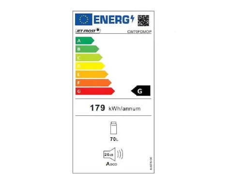 Wijnkast - 28 Flessen - Thermo-Elektrisch - Binnenverlichting - 2 Bewaarniveaus