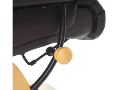 Windsor Xxl Relaxfauteuil Met Kruk, Bruin, Natuurlijk Bruin