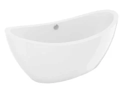 Wit Vrijstaand Designbad - 225 Liter - 170 X 83 X 77 Cm - Alda