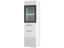 Witte Badkamerkolom Met Leds - L30 X B30 X H109 Cm - Laurine