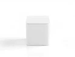 Witte Hang-Wc Van Keramiek Zonder Rand - Clemona