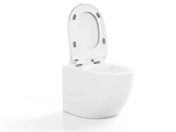 Witte Hang-Wc Van Keramiek Zonder Rand - Javoine