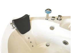 Witte Hottub 135 X 135 Cm Voor 2 Personen 9 Jets Briony