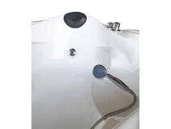 Witte Hottub 150 X 150 Cm Voor 2 Personen 6 Jets Anemoon