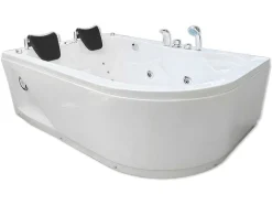 Witte Hottub 170 X 115 Cm Voor 2 Personen 15 Jets Tulip
