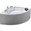 Witte Hottub Voor 1 Persoon 135 X 135 Cm 6 Jets Sage
