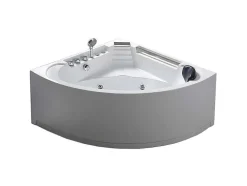 Witte Hottub Voor 1 Persoon 135 X 135 Cm 6 Jets Sage