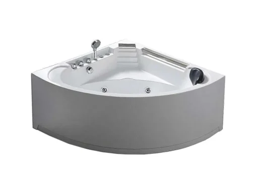 Witte Hottub Voor 1 Persoon 135 X 135 Cm 6 Jets Sage