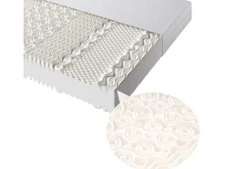 90 X 200 Cm Schuimmatras 7 Comfortzones Dikte 20Cm - Merax