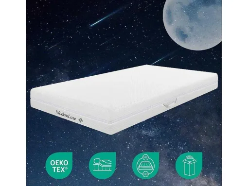 90 X 200 Cm Schuimmatras 7 Comfortzones Dikte 20Cm - Merax