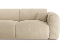 Xxl-Hoekbank Met Hoek Rechts In Beige Textuurstof Pogni Van Maison Cephy