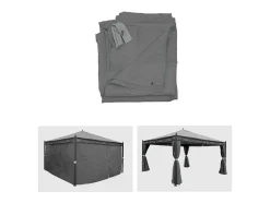 Zijwand Voor Pergola Calpe Iii, Grijs