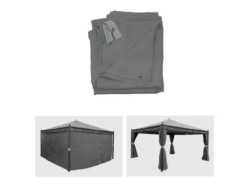 Zijwand Voor Pergola Calpe Iii, Grijs