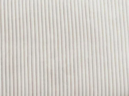 Zitbank 2 Plaatsen Beige Ribfluweel Amelia