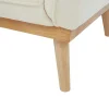 Zitbank Met 3 Plaatsen En Bekleding In Beige Textuurstof Fanira