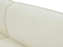 Zitbank Met 3 Plaatsen En Bekleding In Beige Textuurstof Fanira