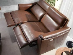 2 Zits Leren Relaxbank 6165 Angel Cerda