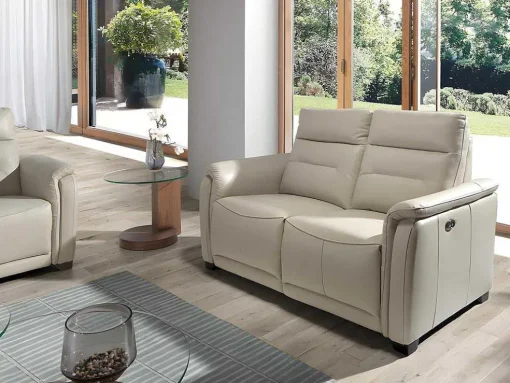 2 Zits Leren Relaxbank 6157 Angel Cerda
