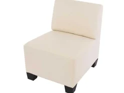 2-Zits Moncalieri, Creme, Zonder Armleuningen