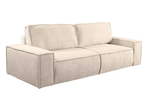 3-Zits Slaapbank Van Teddy Stof - Beige - Amelia Van Pascal Morabito