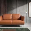 2-Zitsbank Bekleed In Bruin Leder 6170 Angel Cerda