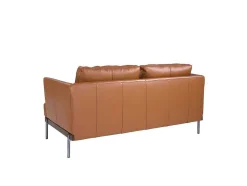 2-Zitsbank Bekleed In Bruin Leder 6170 Angel Cerda