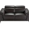 2-Zitsbank Bruin Leer Relaxmechanismen 6050 Angel Cerda