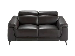 2-Zitsbank Bruin Leer Relaxmechanismen 6050 Angel Cerda