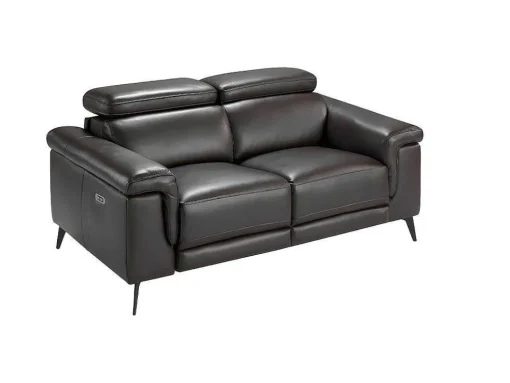 2-Zitsbank Bruin Leer Relaxmechanismen 6050 Angel Cerda