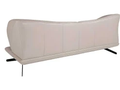 3-Zitsbank In Taupe Grijs Rundleder 6146 Angel Cerda