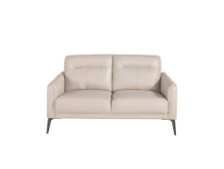 2-Zitsbank In Taupe Rundleer 6137 Angel Cerda