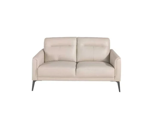 2-Zitsbank In Taupe Rundleer 6137 Angel Cerda