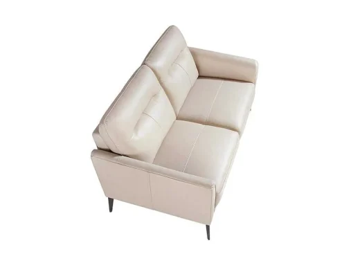 2-Zitsbank In Taupe Rundleer 6137 Angel Cerda