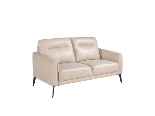 2-Zitsbank In Taupe Rundleer 6137 Angel Cerda